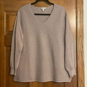ELLA MOSS lavender grey light sweater